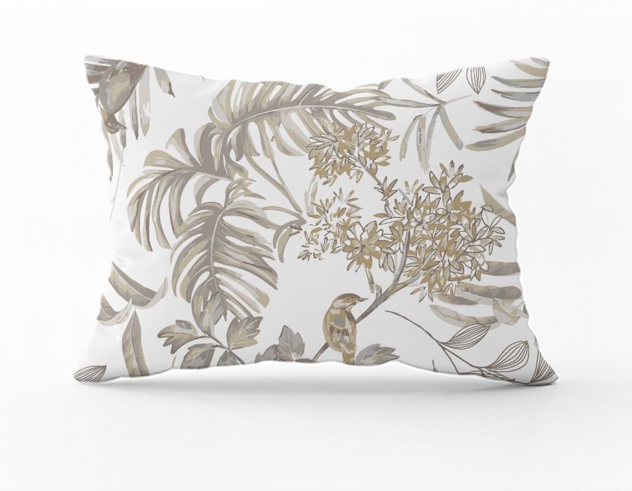 Funda Rectangular Birds Visón (Gabardina)