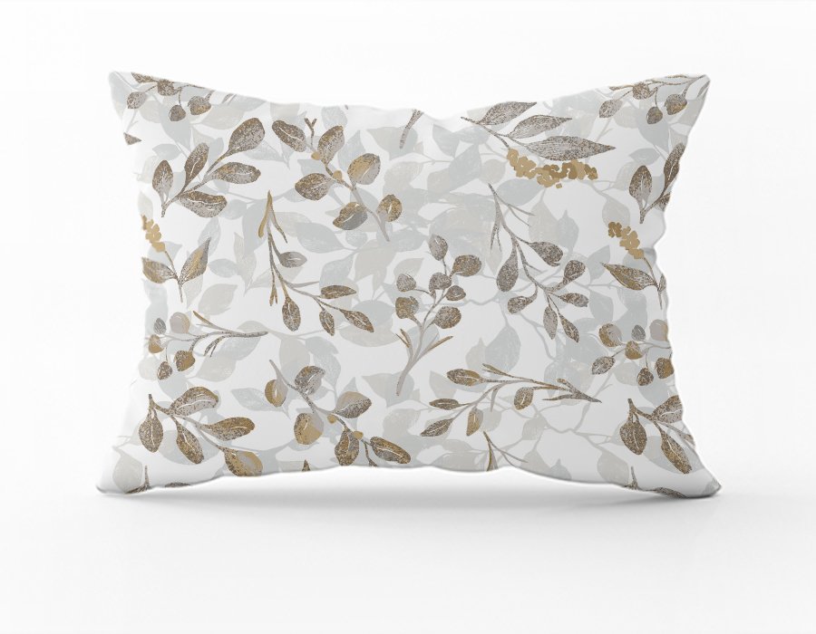 Funda Rectangular Flower Visón (Gabardina)