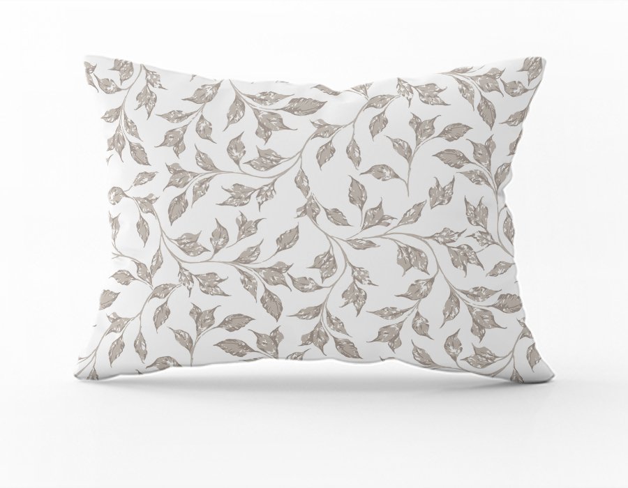 Funda Rectangular Little Leaves (Gabardina)