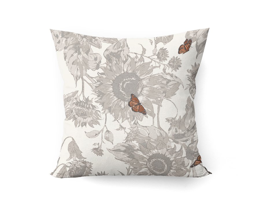 Funda Cuadrada SUNFLOWERS (Gabardina)