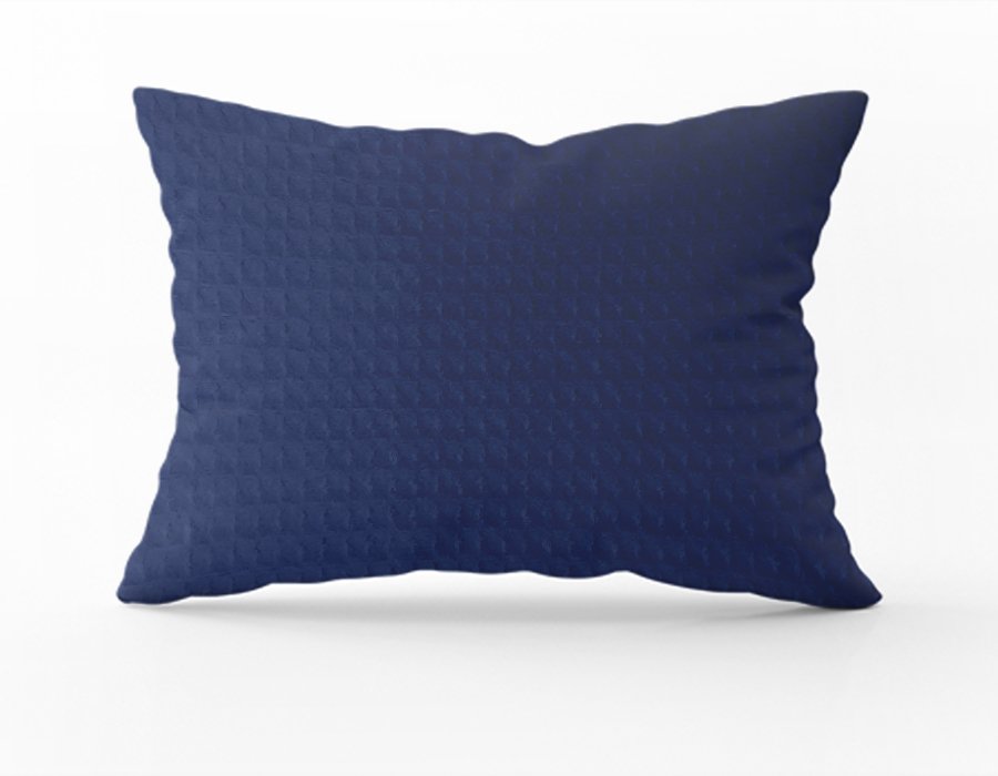 Almohadon Rectangular Azul (Panal)