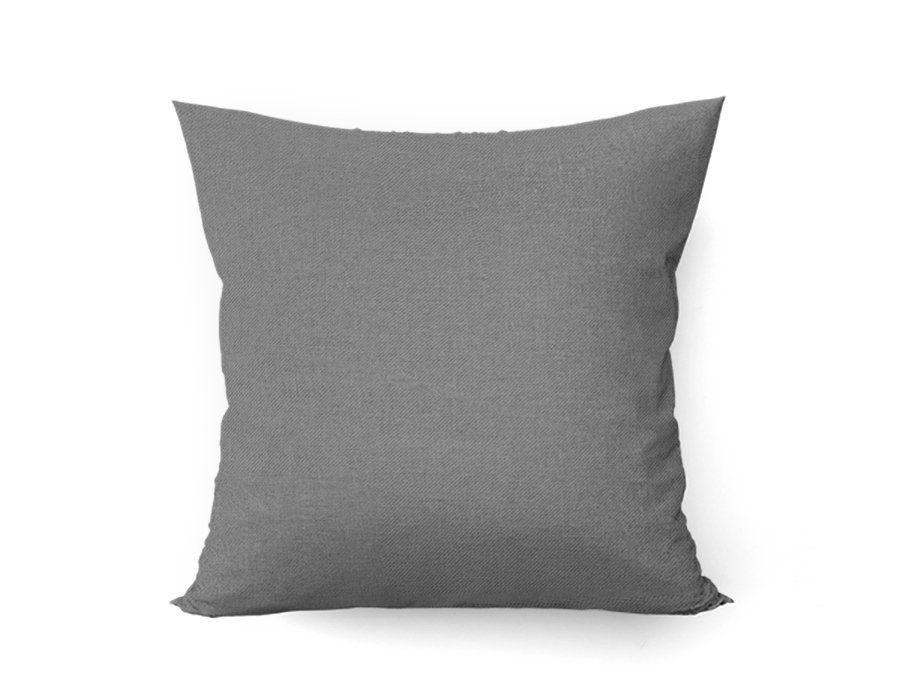 Almohadon Cuadrado Liso Gris (Gabardina)