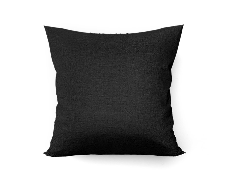 Almohadon Cuadrado Liso Negro (Gabardina Antimanchas)