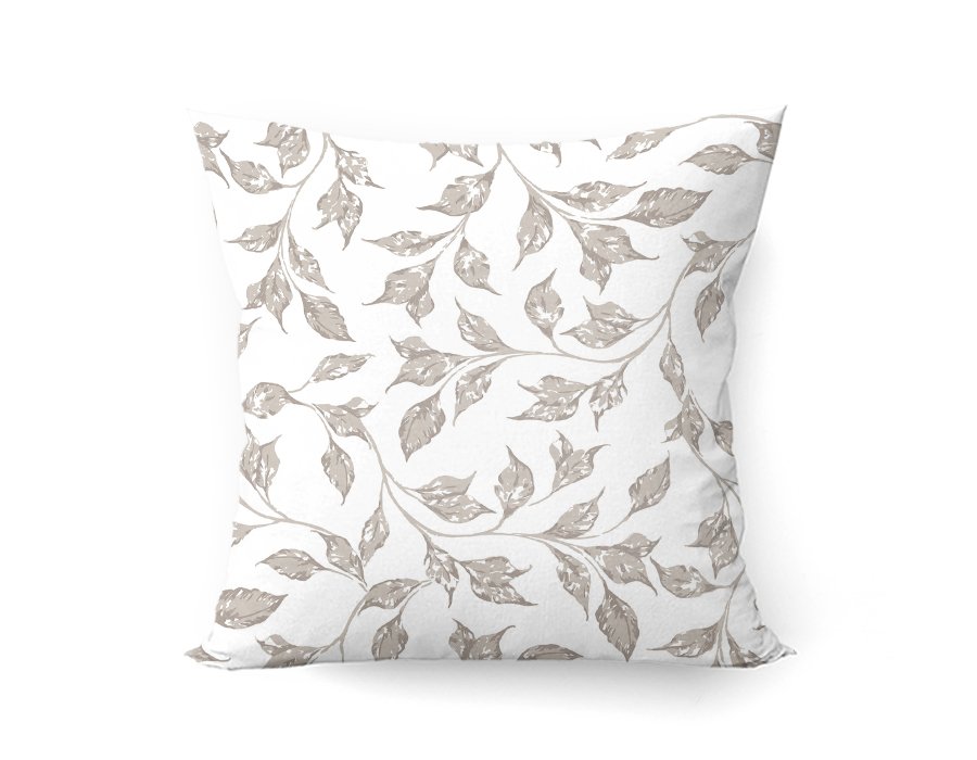 Almohadon Cuadrado Little Leaves (Gabardina)