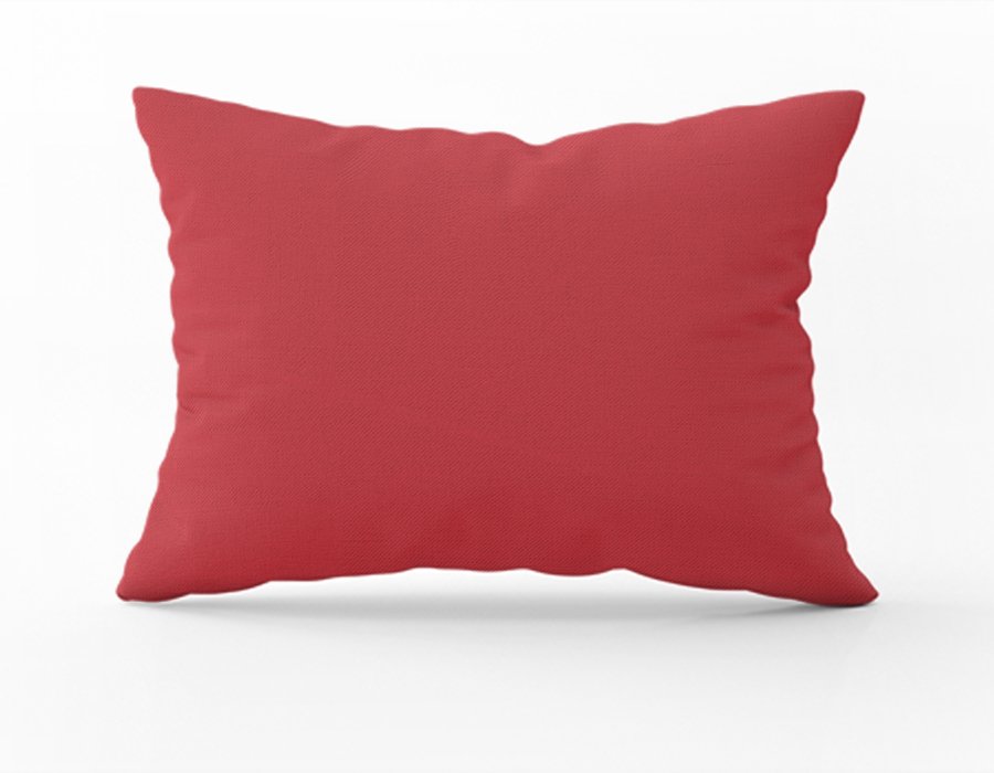Almohadón Envasado al Vacío LISO ROJO (GABARDINA)