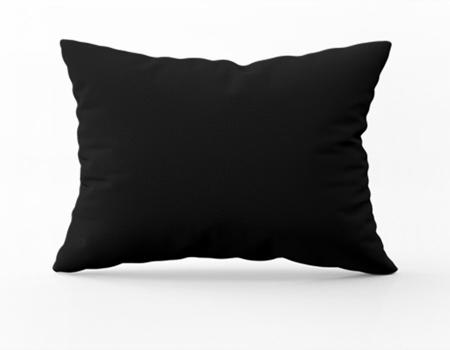 Almohadón Envasado al Vacío LISO NEGRO (GABARDINA)