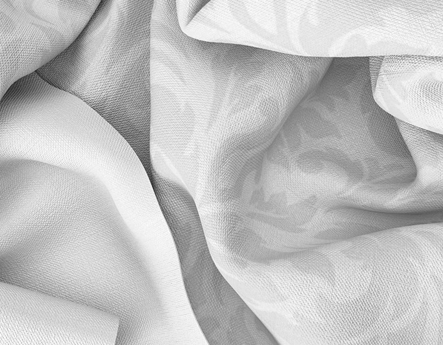 Tela por metro Damasco White Antimanchas